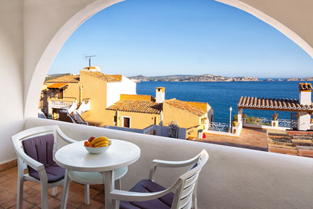 Meerblick vom Balkon auf Mallorca